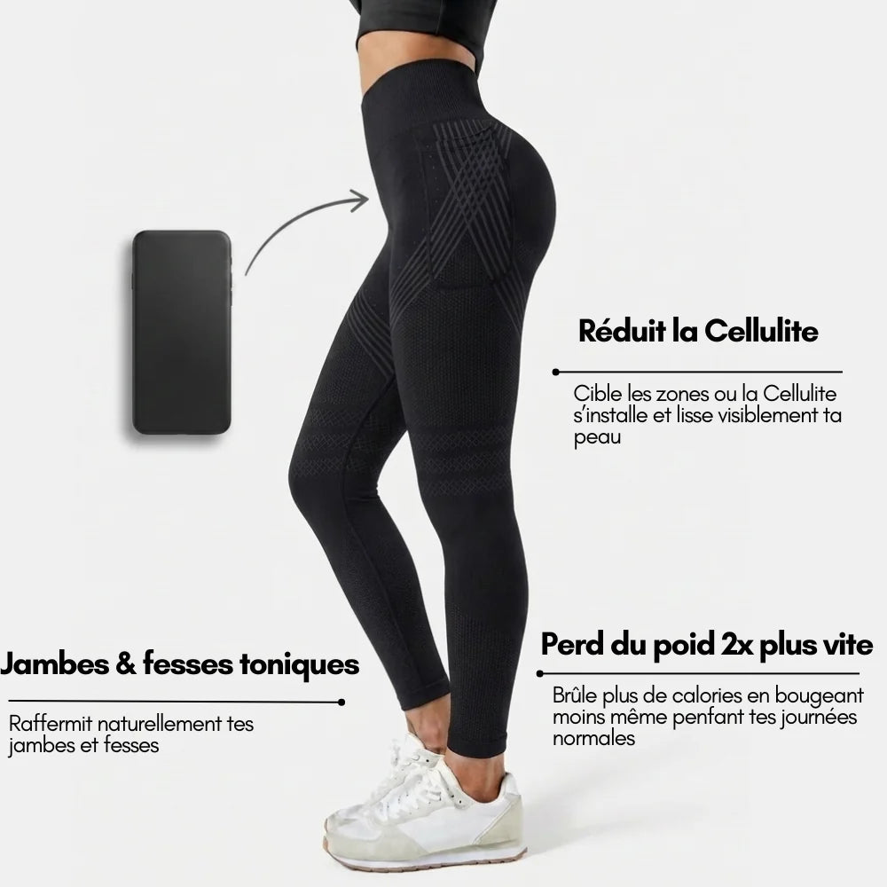 GLOWLY - Legging 3D Avec Poche