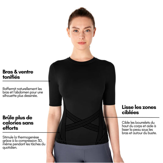 GLOWLY - Tee-shirt 3D Anti Cellulite