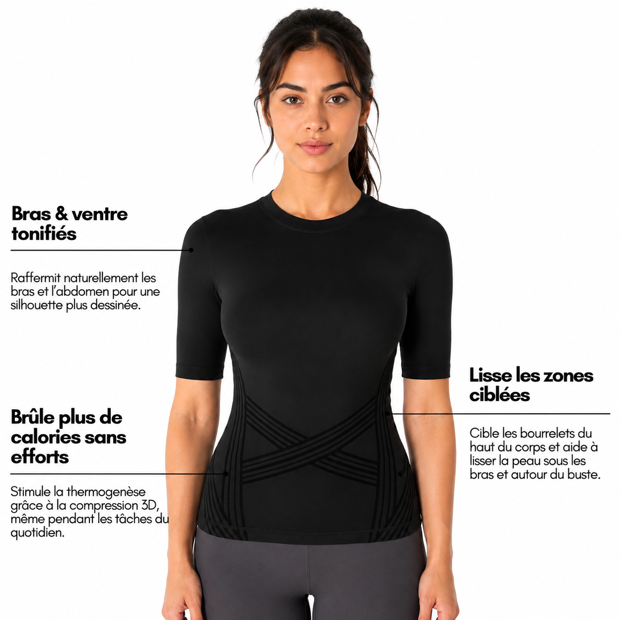GLOWLY - Tee-shirt 3D Anti Cellulite